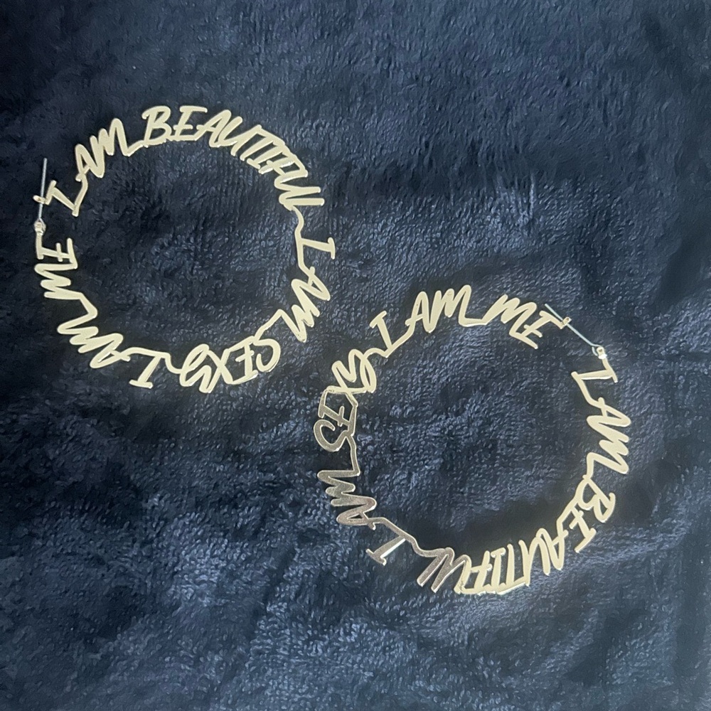 Macy's Gold Statement Hoop Earrings